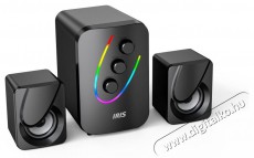 Iris H-21 fekete USB hangfal Audio-Video / Hifi / Multimédia - Hangfal - Hangfalszett - Álló / front hangfal - 385460