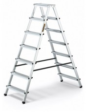 IRIS BEST DRABEST HOME 2x7 lépcsős kétoldalon járható alumínium létra, fellépő, összecsukható Háztartás / Otthon / Kültér - Kültér / kerti termék / grill - Létra - 507242
