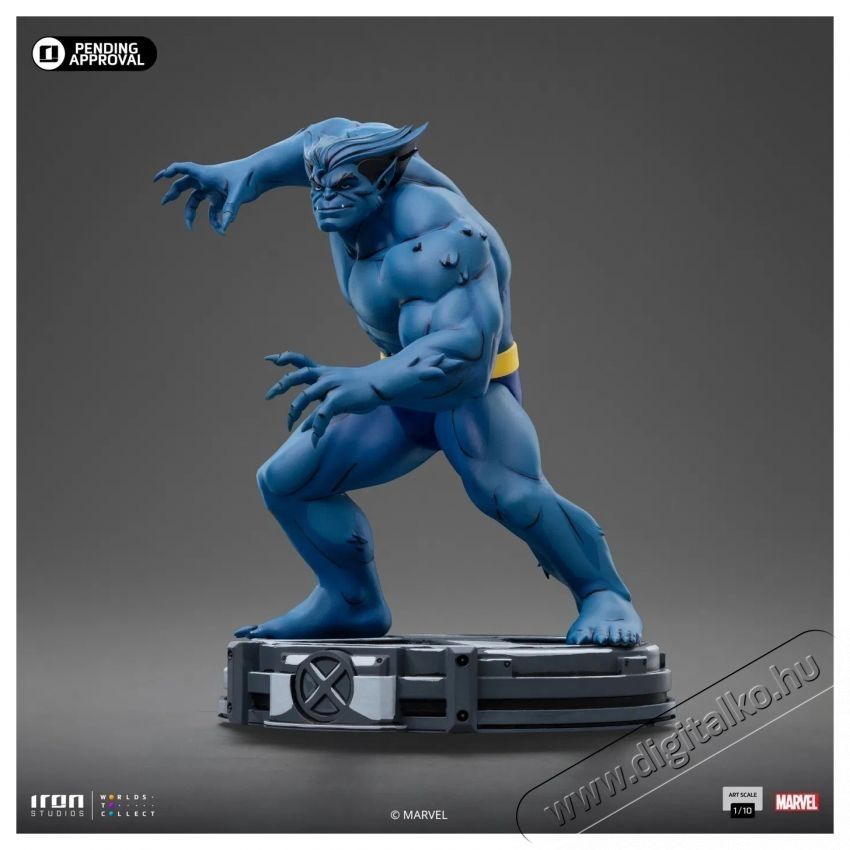 Iron Studios X-Men 97 - Beast - Art Scale 1/10 H&aacute;ztart&aacute;s / Otthon / K&uuml;lt&eacute;r - J&aacute;t&eacute;k / Sport - J&aacute;t&eacute;kfigura - 531857