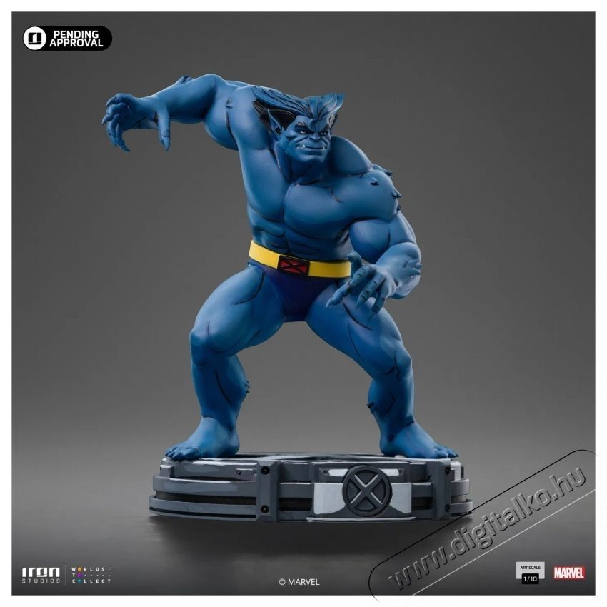 Iron Studios X-Men 97 - Beast - Art Scale 1/10 H&aacute;ztart&aacute;s / Otthon / K&uuml;lt&eacute;r - J&aacute;t&eacute;k / Sport - J&aacute;t&eacute;kfigura - 531857