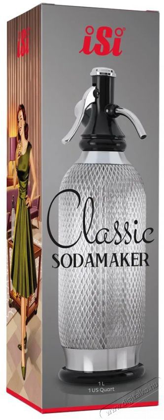 iSi  Retro Classic, 1.0 L sz&oacute;dak&eacute;sz&iacute;tő Konyhai term&eacute;kek - Konyhai eszk&ouml;z - Egy&eacute;b konyhai eszk&ouml;z - 525008