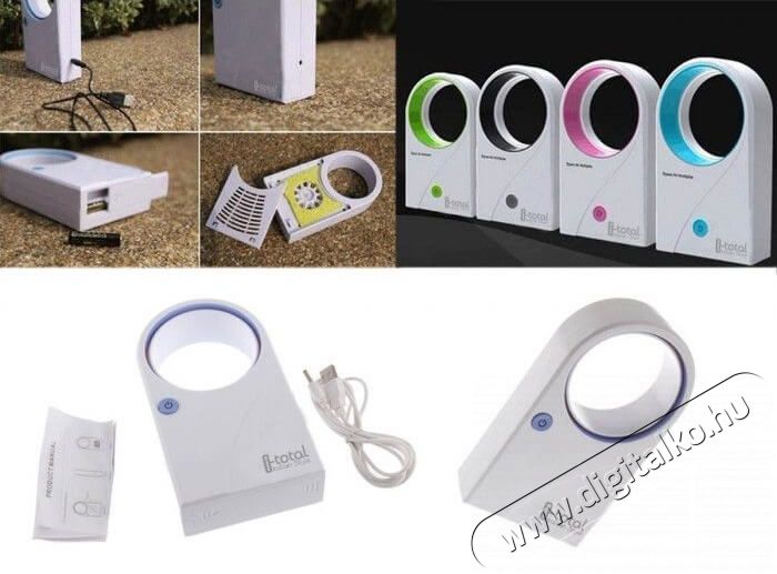 Itotal CM2299B USB mini lap&aacute;t n&eacute;lk&uuml;li ventil&aacute;tor  H&aacute;ztart&aacute;s / Otthon / K&uuml;lt&eacute;r - Ventil&aacute;tor / L&eacute;gkondicion&aacute;l&oacute; - Mini ventil&aacute;tor - 337318