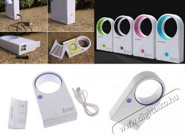 Itotal CM2299B USB mini lap&aacute;t n&eacute;lk&uuml;li ventil&aacute;tor  H&aacute;ztart&aacute;s / Otthon / K&uuml;lt&eacute;r - Ventil&aacute;tor / L&eacute;gkondicion&aacute;l&oacute; - Mini ventil&aacute;tor - 337318