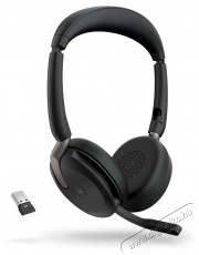Jabra Evolve2 65 FLEX LINK380A MS Stereo Audio-Video / Hifi / Multim&eacute;dia - F&uuml;l &eacute;s Fejhallgat&oacute;k - Fejhallgat&oacute; mikrofonnal / headset - 509990