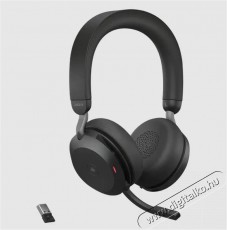 Jabra Evolve2 75 MS Stereo USB-A, Black Audio-Video / Hifi / Multim&eacute;dia - F&uuml;l &eacute;s Fejhallgat&oacute;k - Fejhallgat&oacute; mikrofonnal / headset - 509986