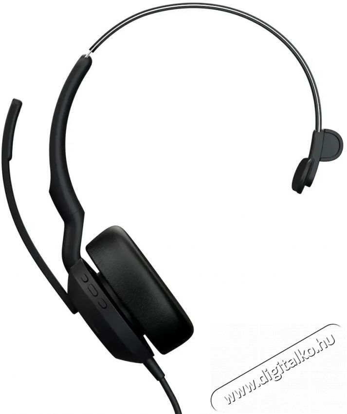 Jabra Evolve2 50, USB C/A, MS Mono, w/o BT F&uuml;lhallgat&oacute; Audio-Video / Hifi / Multim&eacute;dia - F&uuml;l &eacute;s Fejhallgat&oacute;k - Fejhallgat&oacute; mikrofonnal / headset - 525019