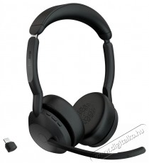 Jabra Evolve2 55, Link380/390c UC Stereo Audio-Video / Hifi / Multim&eacute;dia - F&uuml;l &eacute;s Fejhallgat&oacute;k - Fejhallgat&oacute; mikrofonnal / headset - 529608