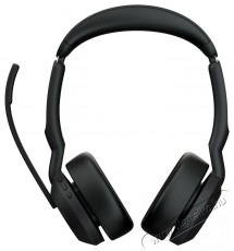 Jabra Evolve2 55, Link380/390c UC Stereo Audio-Video / Hifi / Multim&eacute;dia - F&uuml;l &eacute;s Fejhallgat&oacute;k - Fejhallgat&oacute; mikrofonnal / headset - 529608