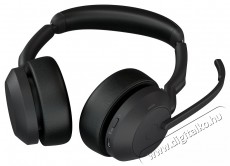 Jabra Evolve2 55, Link380/390c UC Stereo Audio-Video / Hifi / Multim&eacute;dia - F&uuml;l &eacute;s Fejhallgat&oacute;k - Fejhallgat&oacute; mikrofonnal / headset - 529608