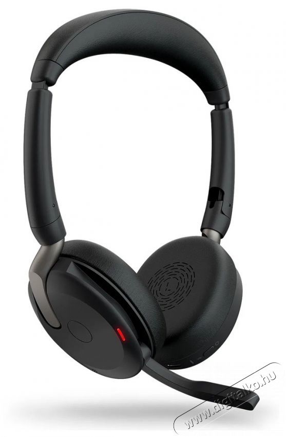 Jabra Evolve2 65 Flex, Link380/390a UC Stereo Audio-Video / Hifi / Multim&eacute;dia - F&uuml;l &eacute;s Fejhallgat&oacute;k - Fejhallgat&oacute; mikrofonnal / headset - 529610
