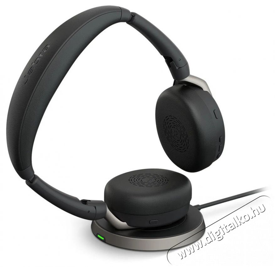 Jabra Evolve2 65 Flex, Link380/390a UC Stereo Audio-Video / Hifi / Multim&eacute;dia - F&uuml;l &eacute;s Fejhallgat&oacute;k - Fejhallgat&oacute; mikrofonnal / headset - 529610