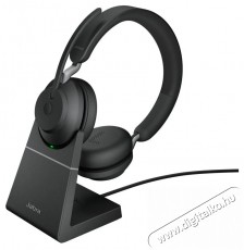 Jabra Evolve2 65, Link380/390c UC Stereo, Std Black Audio-Video / Hifi / Multim&eacute;dia - F&uuml;l &eacute;s Fejhallgat&oacute;k - Fejhallgat&oacute; mikrofonnal / headset - 529622