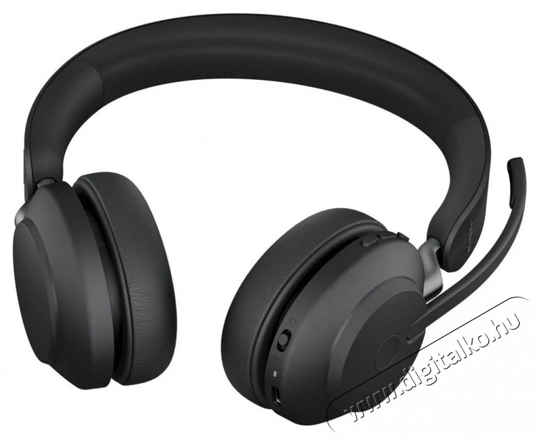 Jabra Evolve2 65, Link380/390c UC Stereo, Std Black Audio-Video / Hifi / Multim&eacute;dia - F&uuml;l &eacute;s Fejhallgat&oacute;k - Fejhallgat&oacute; mikrofonnal / headset - 529622