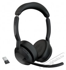 Jabra Evolve2 55, Link380/390a UC Stereo Audio-Video / Hifi / Multim&eacute;dia - F&uuml;l &eacute;s Fejhallgat&oacute;k - Fejhallgat&oacute; mikrofonnal / headset - 529605