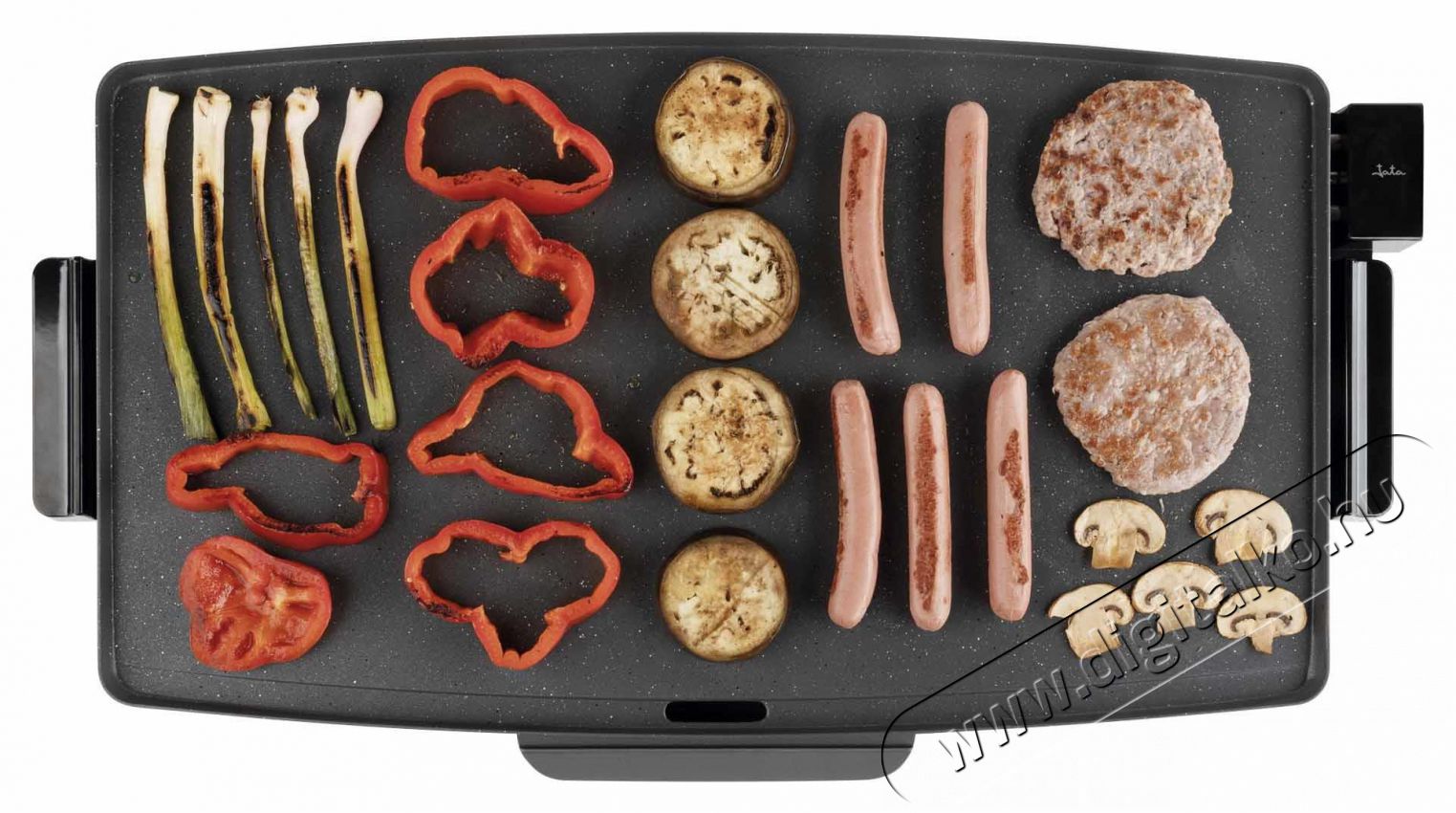 Jata JEGR1603 XXL elektromos grill Konyhai term&eacute;kek - S&uuml;tő-főzőlap, tűzhely (szabadon&aacute;ll&oacute;) - Mini s&uuml;tő / mini grill / mini konyha - 529647