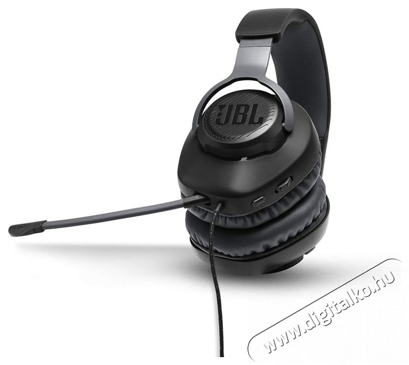 JBL Quantum 100 vezet&eacute;kes gamer fejhallgat&oacute; - fekete  Audio-Video / Hifi / Multim&eacute;dia - F&uuml;l &eacute;s Fejhallgat&oacute;k - Fejhallgat&oacute; mikrofonnal / headset - 375056