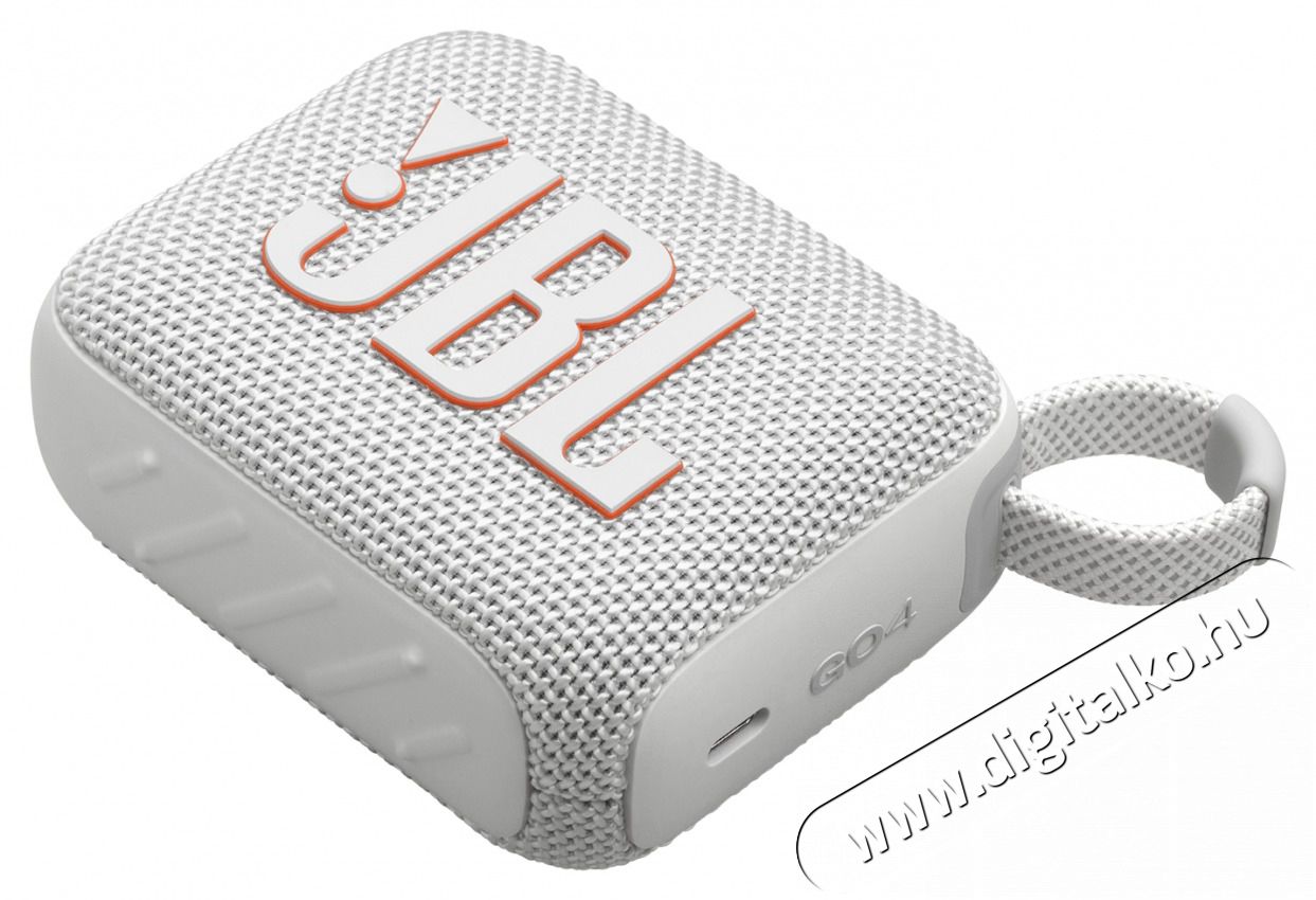 JBL GO 4 WHT BLUETOOTH HANGSZ&Oacute;R&Oacute; Audio-Video / Hifi / Multim&eacute;dia - Hordozhat&oacute;, vezet&eacute;k n&eacute;lk&uuml;li / bluetooth hangsug&aacute;rz&oacute; - Hordozhat&oacute;, vezet&eacute;k n&eacute;lk&uuml;li / bluetooth hangsug&aacute;rz&oacute; - 513399