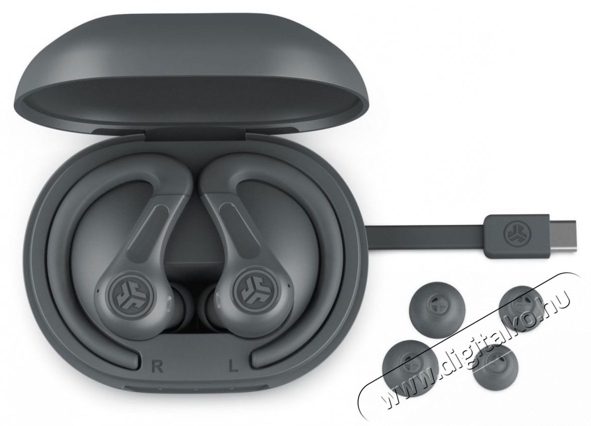 JLAB JBuds Sport ANC 4 True Wireless Earbuds Graphite Audio-Video / Hifi / Multim&eacute;dia - F&uuml;l &eacute;s Fejhallgat&oacute;k - F&uuml;lhallgat&oacute; - 510093