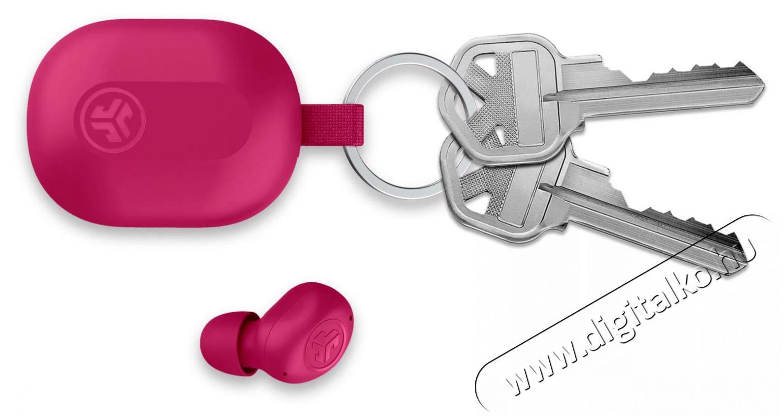 JLAB JBuds Mini True Wireless Earbuds Pink Audio-Video / Hifi / Multim&eacute;dia - F&uuml;l &eacute;s Fejhallgat&oacute;k - F&uuml;lhallgat&oacute; - 528983