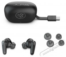 JLAB Go Pods ANC, fekete F&uuml;lhallgat&oacute; Audio-Video / Hifi / Multim&eacute;dia - F&uuml;l &eacute;s Fejhallgat&oacute;k - F&uuml;lhallgat&oacute; - 529657