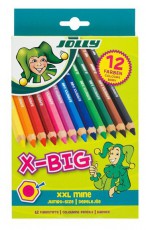 JOLLY X-Big extra vastag 12 darabos színesceruza készlet Háztartás / Otthon / Kültér - Játék / Sport - Kiegészítő - 518043
