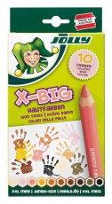JOLLY X-Big Skin Tones extra vastag 10 darabos színesceruza készlet Háztartás / Otthon / Kültér - Játék / Sport - Kiegészítő - 518044