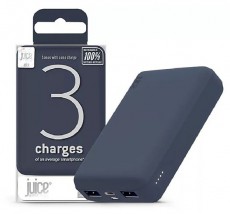 Juice JUI-PBANK-3-ECO-NVY ECO 3 10000mAh 15W tengerészkék power bank - Mobil / Kommunikáció / Smart - Powerbank / Külső akkumulátor és töltő - 496868