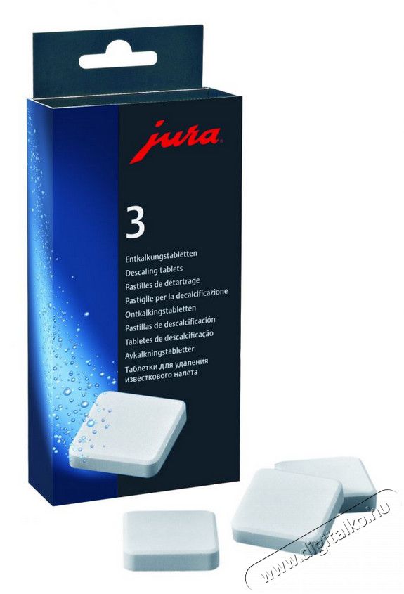 Jura V&iacute;zkőmentes&iacute;tő tabletta (9 db) Konyhai term&eacute;kek - K&aacute;v&eacute;főző / k&aacute;v&eacute;&ouml;rlő / kieg&eacute;sz&iacute;tő - Filter / tiszt&iacute;t&oacute; / v&iacute;zkőmentes&iacute;tő - 304408