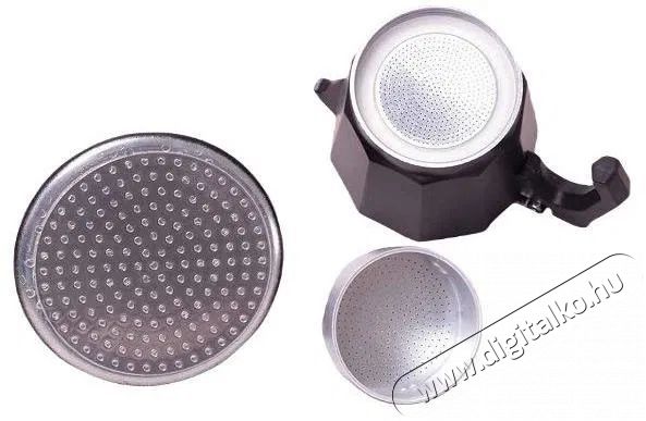 Kamille Moka eszpressz&oacute;, 300 ml, fekete m&aacute;rv&aacute;ny Konyhai term&eacute;kek - K&aacute;v&eacute;főző / k&aacute;v&eacute;&ouml;rlő / kieg&eacute;sz&iacute;tő - Kotyog&oacute; k&aacute;v&eacute;főző - 525085