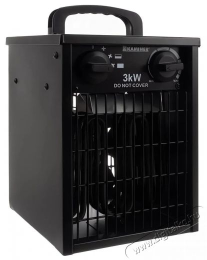 Kaminer 24361 3000 W, 514m3/h, IPX4, fekete Ventil&aacute;toros hősug&aacute;rz&oacute; H&aacute;ztart&aacute;s / Otthon / K&uuml;lt&eacute;r - Fűt&eacute;s - Fűtőventil&aacute;toros hősug&aacute;rz&oacute; - 525091