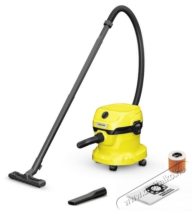 Karcher WD 2 Plus V-12/6/18/C nedves-sz&aacute;raz porsz&iacute;v&oacute;, S&aacute;rga/fekete H&aacute;ztart&aacute;s / Otthon / K&uuml;lt&eacute;r - Porsz&iacute;v&oacute; / takar&iacute;t&oacute;g&eacute;p - Sz&aacute;raz-nedves takar&iacute;t&oacute;g&eacute;p - 536955