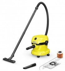 Karcher WD 2 Plus V-12/6/18/C nedves-sz&aacute;raz porsz&iacute;v&oacute;, S&aacute;rga/fekete H&aacute;ztart&aacute;s / Otthon / K&uuml;lt&eacute;r - Porsz&iacute;v&oacute; / takar&iacute;t&oacute;g&eacute;p - Sz&aacute;raz-nedves takar&iacute;t&oacute;g&eacute;p - 536955
