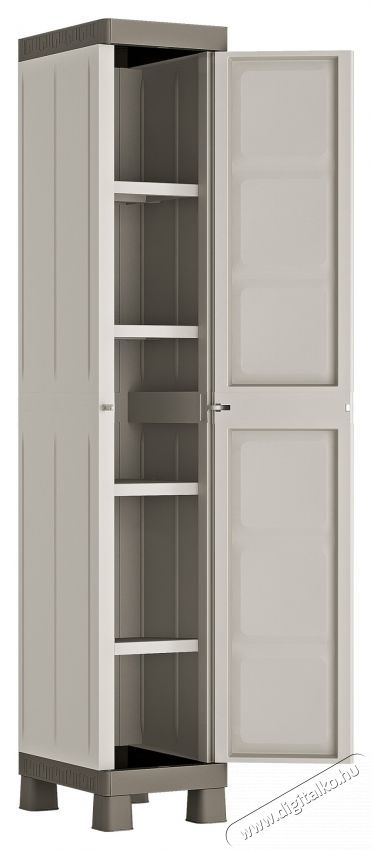 Keter Excellence 4 polcos szekr&eacute;ny 1 ajt&oacute;s 241050, 12 kg/polc H&aacute;ztart&aacute;s / Otthon / K&uuml;lt&eacute;r - Egy&eacute;b h&aacute;ztart&aacute;si term&eacute;k - 535385