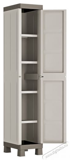 Keter Excellence 4 polcos szekr&eacute;ny 1 ajt&oacute;s 241050, 12 kg/polc H&aacute;ztart&aacute;s / Otthon / K&uuml;lt&eacute;r - Egy&eacute;b h&aacute;ztart&aacute;si term&eacute;k - 535385