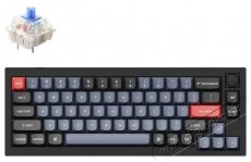 KEYCHRON Q2 65 Layout QMK Gateron G PRO Hot-Swappable Blue Switch, Black Iroda &eacute;s sz&aacute;m&iacute;t&aacute;stechnika - Billentyűzet / billentyűzet szett - Vezet&eacute;kes - 537887