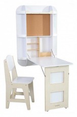 KIDKRAFT Arches lehajtható fali íróasztal székkel Háztartás / Otthon / Kültér - Játék / Sport - Szabadtéri játék - 514111