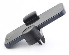 KIKKERLAND US97-BK szellőzőrácsra szerelhető telefontartó Mobil / Kommunikáció / Smart - Mobiltelefon kiegészítő / tok - Tartó / rögzítő / állvány - 446622