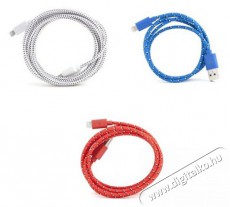 KIKKERLAND US77-A-EU extra hosszú Lightning > USB töltőkábel Mobil / Kommunikáció / Smart - Tablet / E-book kiegészítő, tok - Kábel - 429938