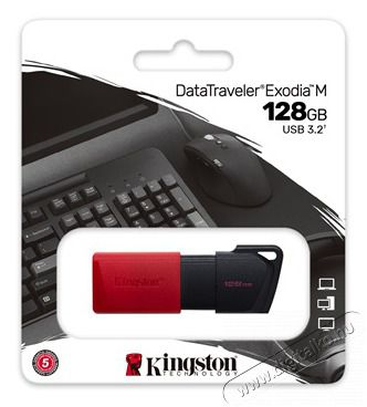 Kingston 128GB USB3.2 DataTraveler Exodia M (DTXM/128GB) Flash Drive Mem&oacute;ria k&aacute;rtya / Pendrive - Pendrive - 398741