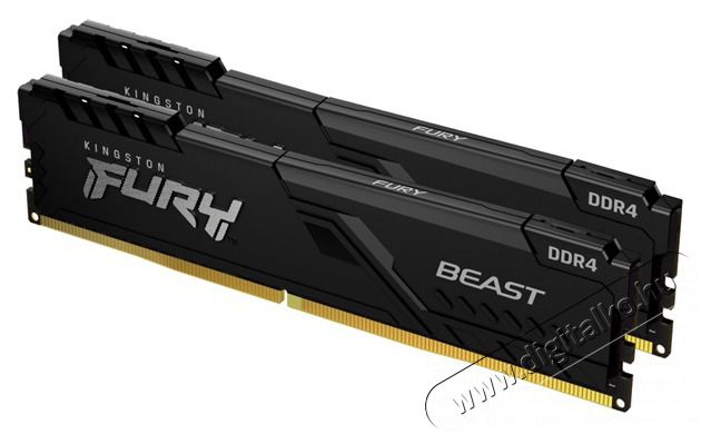 Kingston 32GB/3200MHz DDR-4 (Kit of 2) FURY Beast Black (KF432C16BBK2/32) mem&oacute;ria Iroda &eacute;s sz&aacute;m&iacute;t&aacute;stechnika - Egy&eacute;b sz&aacute;m&iacute;t&aacute;stechnikai term&eacute;k - 441948