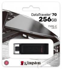 Kingston 256GB USB3.2 C DataTraveler 70 (DT70/256GB) Flash Drive Mem&oacute;ria k&aacute;rtya / Pendrive - Pendrive - 474726