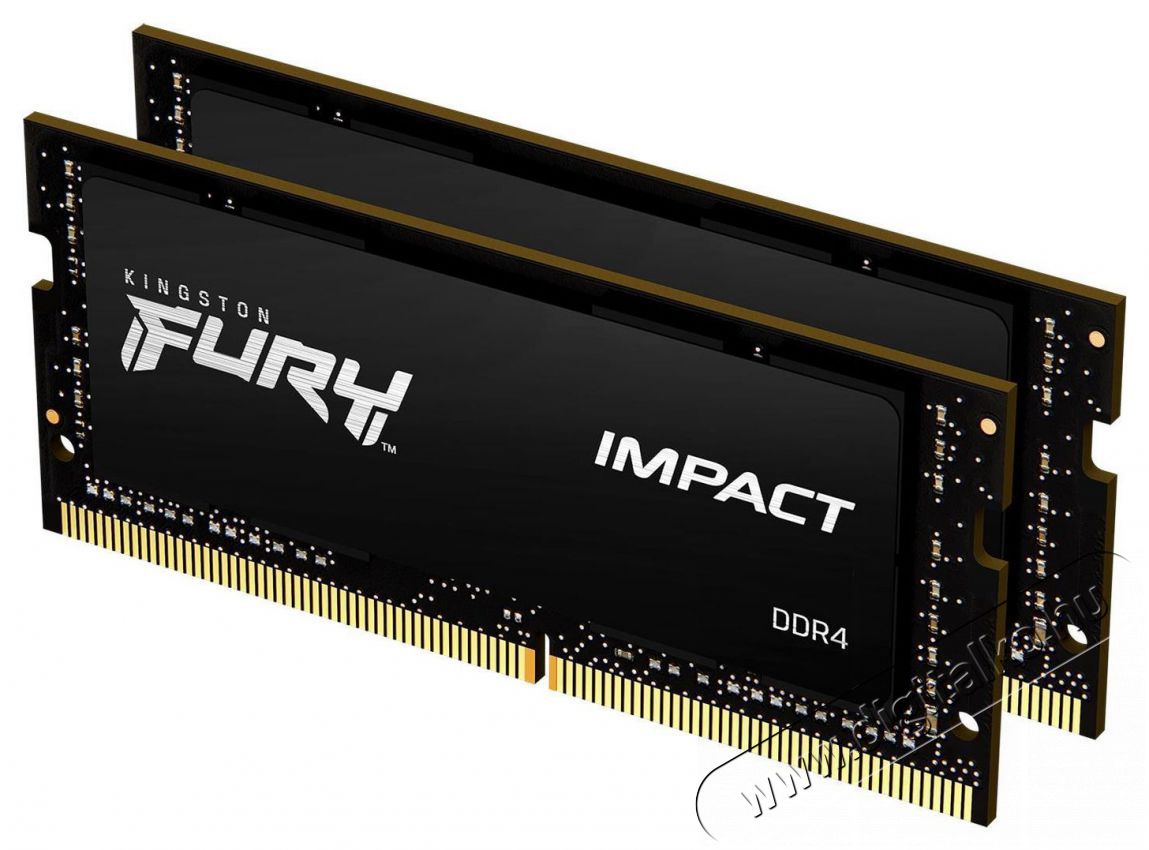 Kingston FURY SO-DIMM 32GB KIT DDR4 3200MHz CL20 Impact Iroda &eacute;s sz&aacute;m&iacute;t&aacute;stechnika - Sz&aacute;m&iacute;t&oacute;g&eacute;p tartoz&eacute;k - Mem&oacute;ria - 503362
