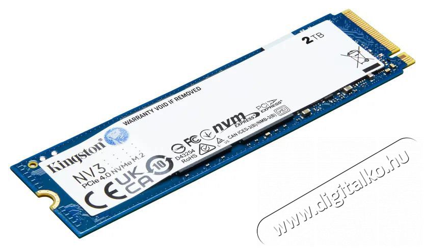 Kingston NV3 2TB Iroda &eacute;s sz&aacute;m&iacute;t&aacute;stechnika - Adatt&aacute;rol&oacute; / merevlemez - SSD - 522217