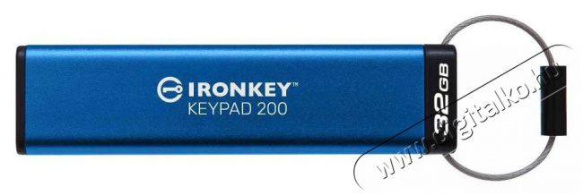 Kingston IronKey Keypad 200 32GB USB-C pendrive Mem&oacute;ria k&aacute;rtya / Pendrive - Pendrive - 528995