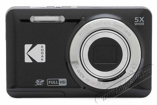 Kodak Pixpro FZ55 nagy teljes&iacute;tm&eacute;nyű kompakt fekete digit&aacute;lis f&eacute;nyk&eacute;pezőg&eacute;p F&eacute;nyk&eacute;pezőg&eacute;p / kamera - Kompakt f&eacute;nyk&eacute;pezőg&eacute;p - Norm&aacute;l tud&aacute;s&uacute; kompakt - 403860