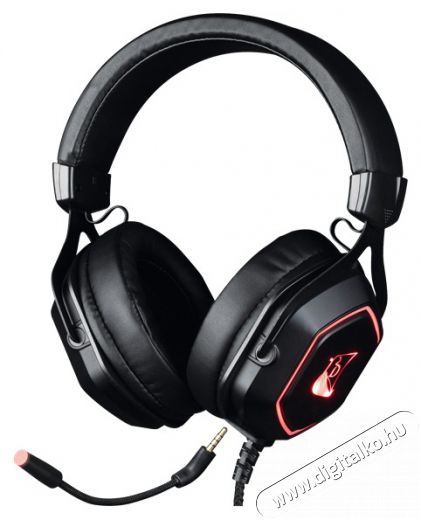 KONIX - DRAKKAR PC Ragnar&ouml;k Evo Pro 7.1 Fejhallgat&oacute; Vezet&eacute;kes Gaming Stereo Mikrofon, Fekete Audio-Video / Hifi / Multim&eacute;dia - F&uuml;l &eacute;s Fejhallgat&oacute;k - Fejhallgat&oacute; mikrofonnal / headset - 501177
