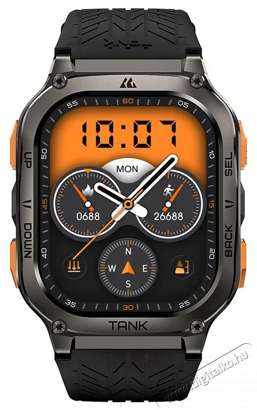 KOSPET TANK M3 Ultra Black Mobil / Kommunik&aacute;ci&oacute; / Smart - Okos eszk&ouml;z - Okos&oacute;ra - 522252
