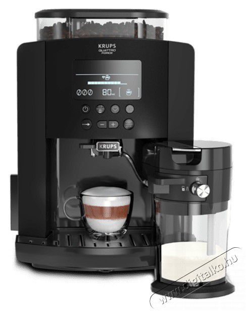 Krups EA819N10 Arabica Latte automata k&aacute;v&eacute;főző Konyhai term&eacute;kek - K&aacute;v&eacute;főző / k&aacute;v&eacute;&ouml;rlő / kieg&eacute;sz&iacute;tő - Automata k&aacute;v&eacute;főző - 377744
