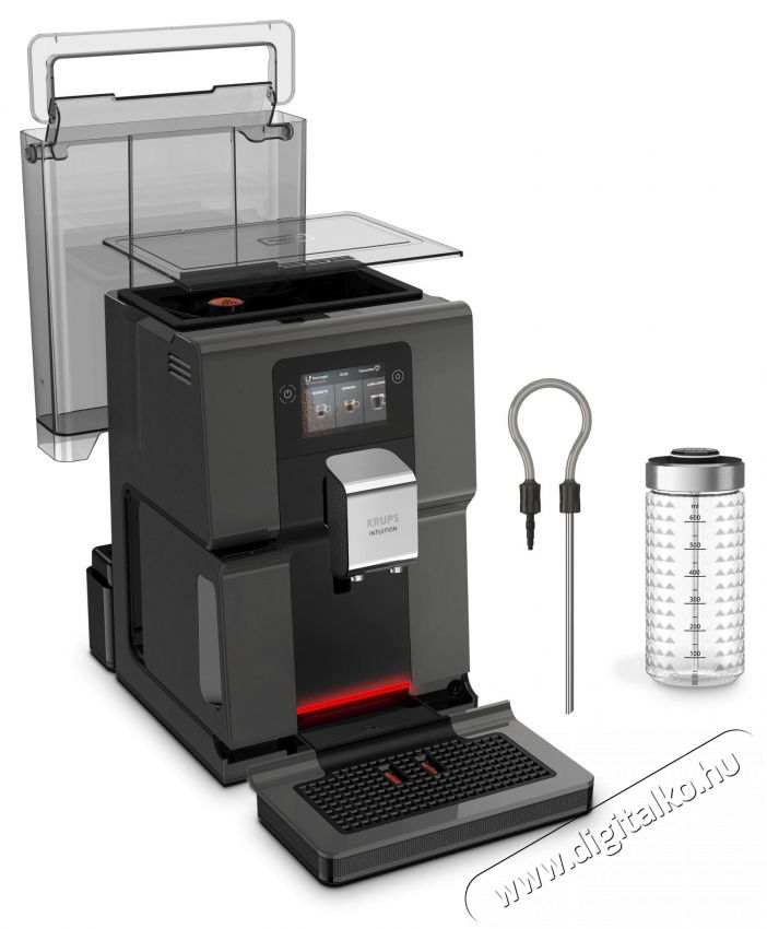 Krups EA872B10 Intuition Preference Antracit automata k&aacute;v&eacute;főző Konyhai term&eacute;kek - K&aacute;v&eacute;főző / k&aacute;v&eacute;&ouml;rlő / kieg&eacute;sz&iacute;tő - Automata k&aacute;v&eacute;főző - 493867