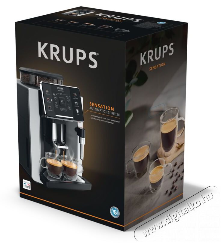 Krups EA910B10 Automata k&aacute;v&eacute;főző Konyhai term&eacute;kek - K&aacute;v&eacute;főző / k&aacute;v&eacute;&ouml;rlő / kieg&eacute;sz&iacute;tő - Automata k&aacute;v&eacute;főző - 496011